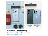 Capa � prova d'�gua Spigen Aqua Shield A610 que flutua na �gua - Transparente