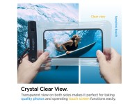Capa � prova d'�gua Spigen Aqua Shield A610 que flutua na �gua - Transparente