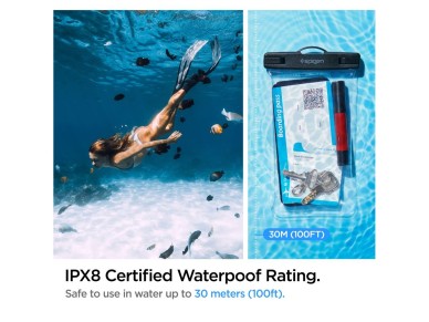 Spigen Aqua Shield A601 Case Waterproof IPX8 - Transparent Spigen Aqua Shield A601 Case Waterproof IPX8 - Transparent