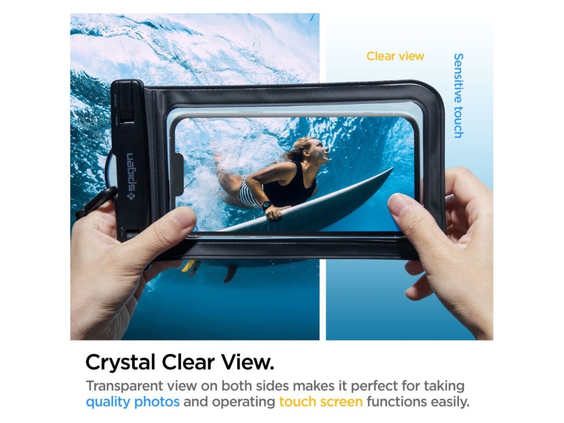 Funda Spigen Aqua Shield A601 resistente al agua IPX8 - negra
