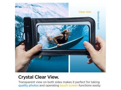 Funda Spigen Aqua Shield A601 resistente al agua IPX8 - negra, 2 unidades. Funda Spigen Aqua Shield A601 resistente al agua IPX8 - negra, 2 unidades.