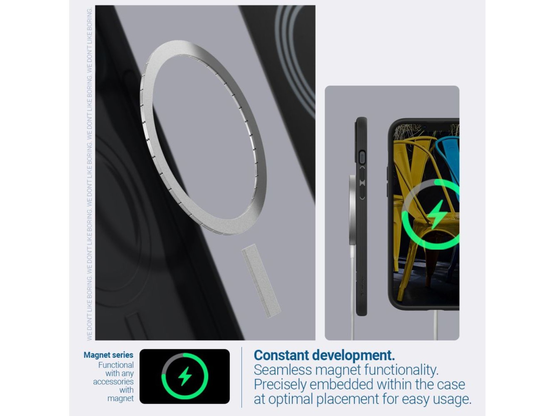 Funda Caseology Parallax Mag MagSafe para iPhone 14 Plus - Negro mate