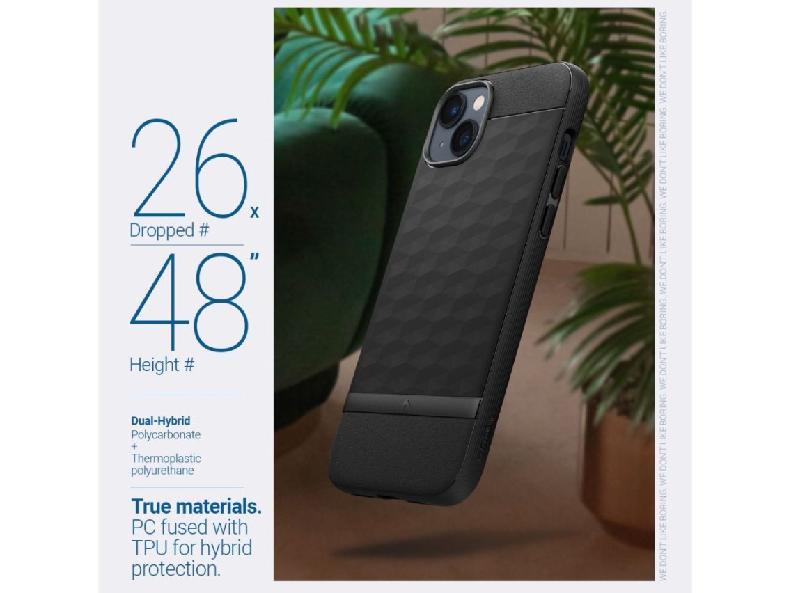 Funda Caseology Parallax Mag MagSafe para iPhone 14 Plus - Negro mate