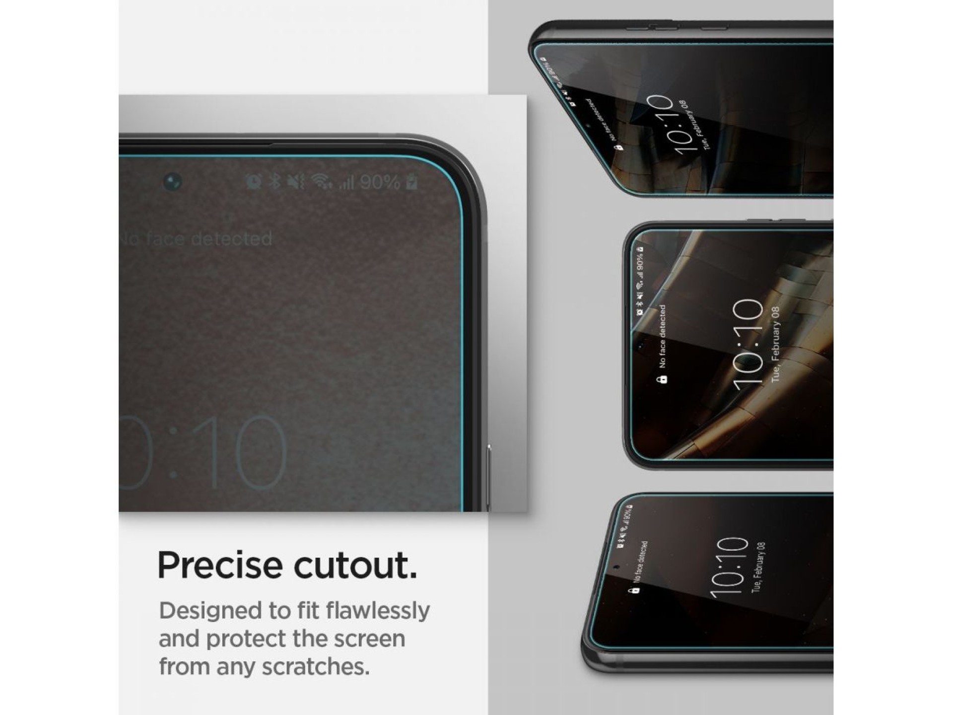 Spigen Glas.tR EZ Fit Película de Vidro Temperado para Samsung Galaxy S22 - 2 unidades.