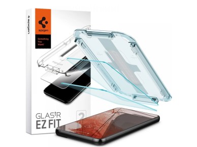 Spigen Glas.tR EZ Fit Tempered Glass for Samsung Galaxy S22 - 2 pcs. Spigen Glas.tR EZ Fit Tempered Glass for Samsung Galaxy S22 - 2 pcs.