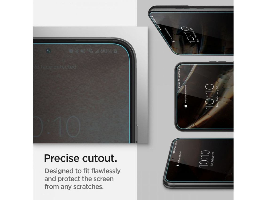 Spigen Glas.tR EZ Fit Película de Vidro Temperado para Samsung Galaxy S22 - 2 unidades.