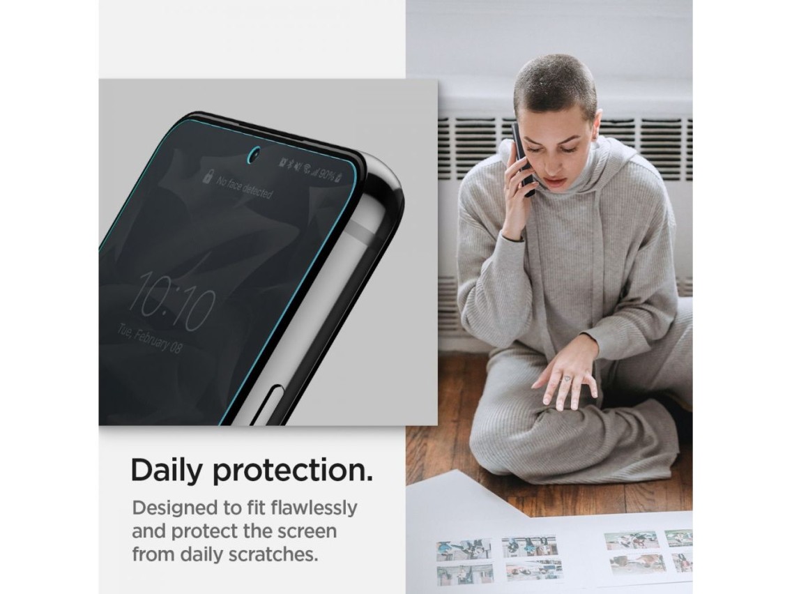 Protector de pantalla de hidrogel Spigen Neo Flex para Samsung Galaxy S22 Ultra - 2 unidades.