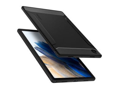 Capa Spigen Rugged Armor para Samsung Galaxy Tab A8 10.5'' - Preto Fosco