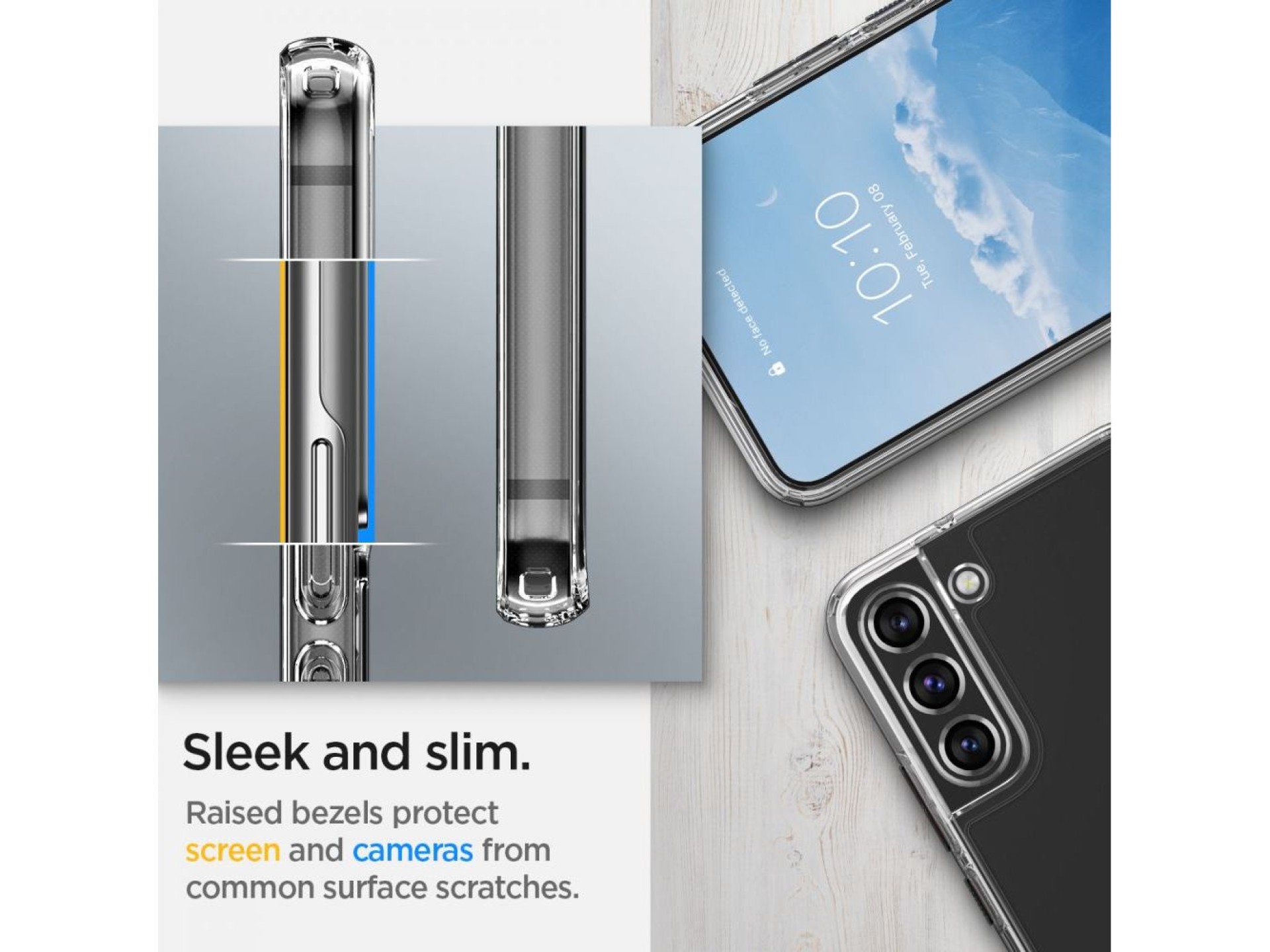 Spigen Ultra Hybrid Case for Samsung Galaxy S22 - Clear