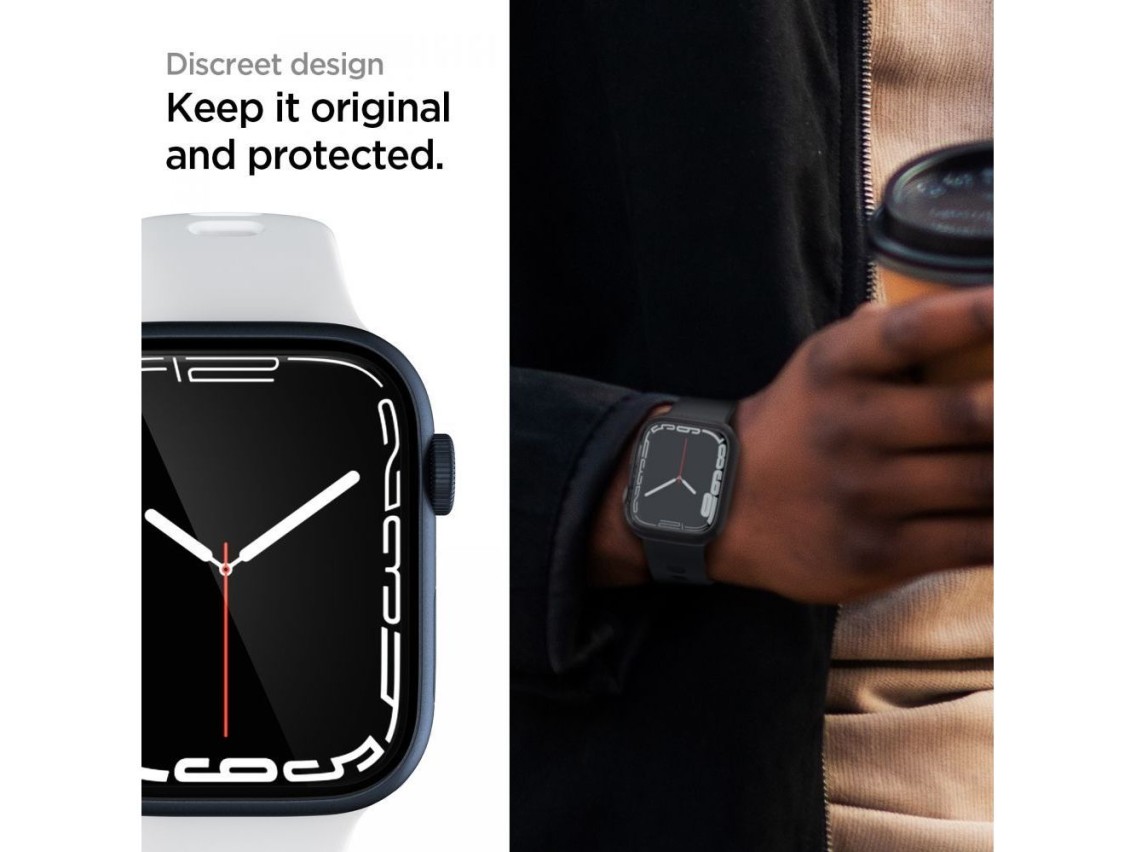 Protector de pantalla Spigen Neo Flex para Apple Watch 4/5/6/7/8/SE (44/45 mm) - 3 unidades.