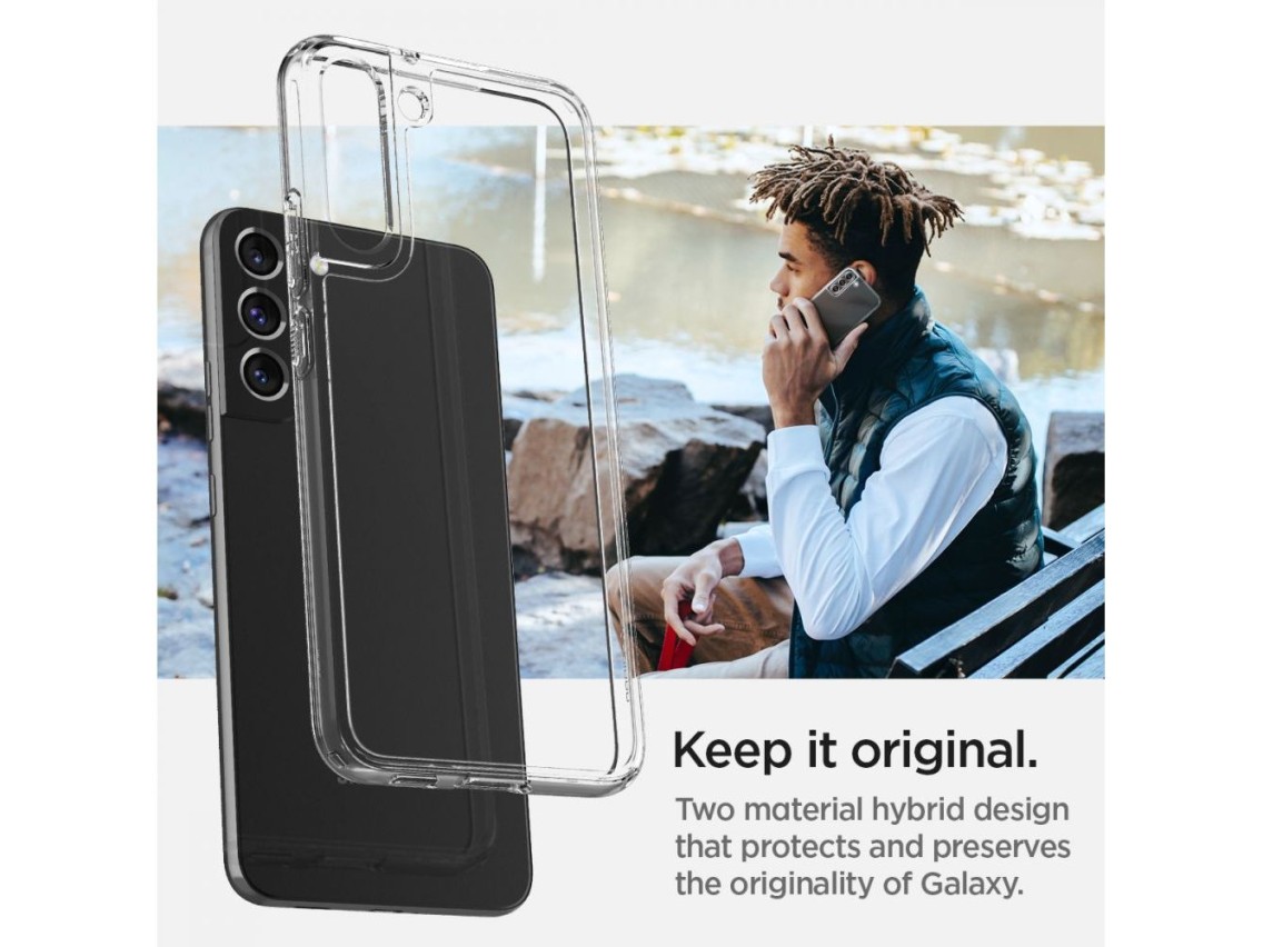 Spigen Ultra Hybrid Case for Samsung Galaxy S22 - Clear