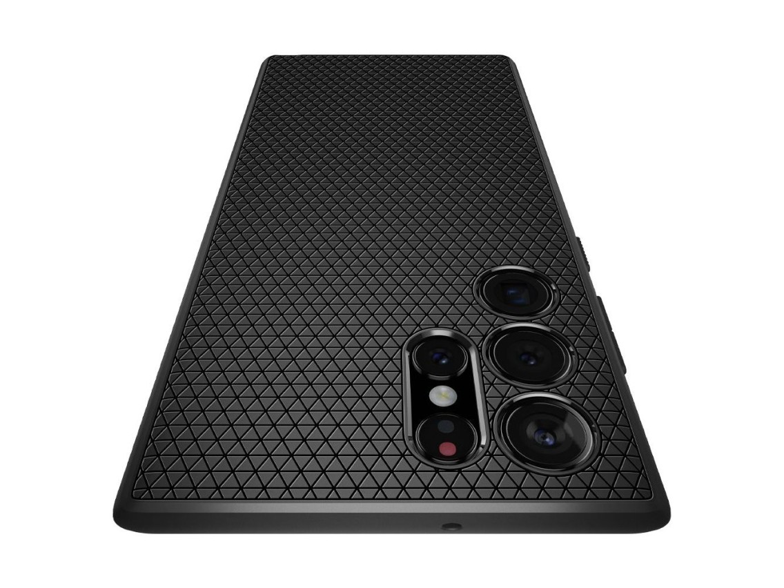 Capa Spigen Liquid Air para Samsung Galaxy S22 Ultra - Preto Fosco
