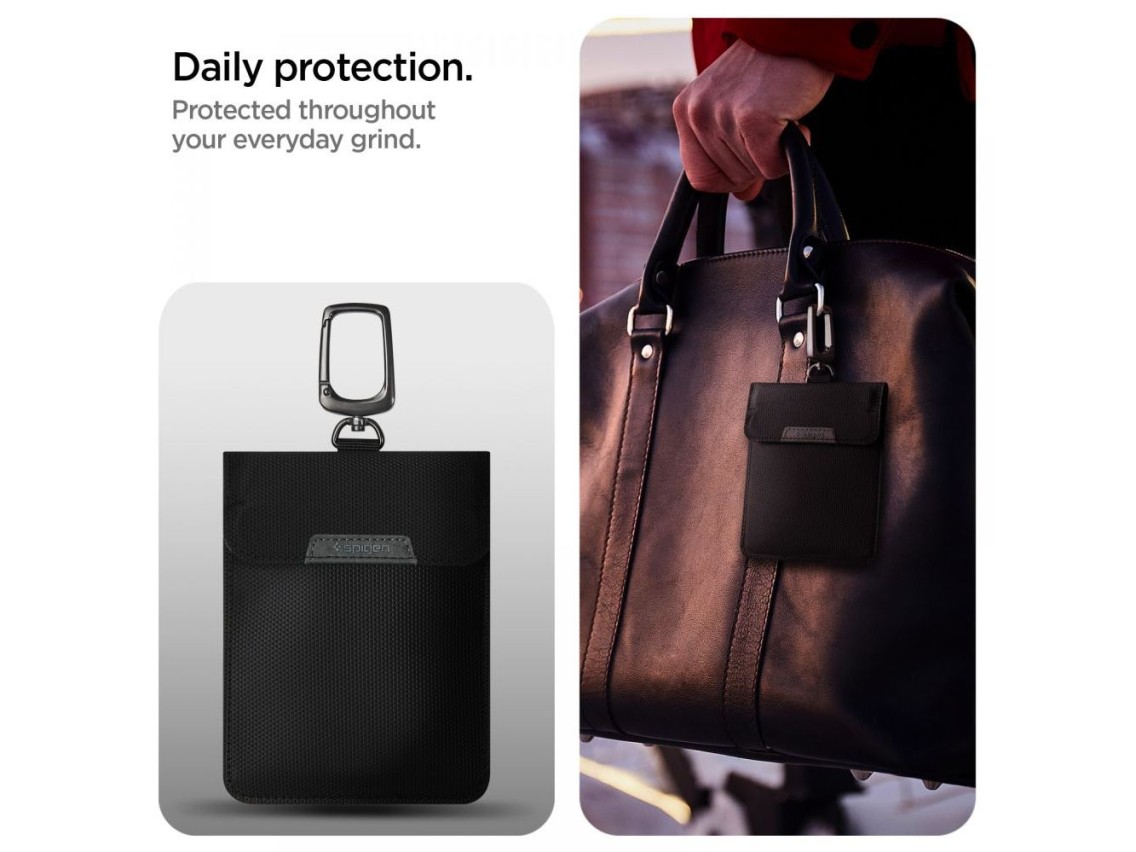 Anti-theft Spigen Pouch Keyless RFID Signal Blocker - black