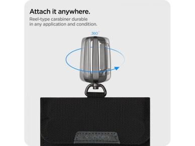 Bloqueador de sinal RFID antifurto Spigen Pouch Keyless - preto Bloqueador de sinal RFID antifurto Spigen Pouch Keyless - preto