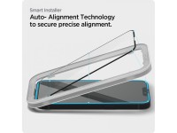 Protector de pantalla de vidrio templado Spigen ALM Glass FC para iPhone 13 / 13 Pro / 14 - Negro Protector de pantalla de vidrio templado Spigen ALM Glass FC para iPhone 13 / 13 Pro / 14 - Negro