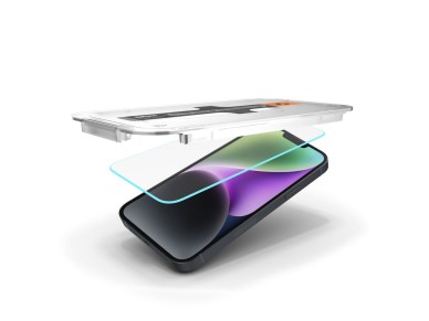 Spigen Glas.tR EZ Fit Tempered Glass for iPhone 13 / 13 Pro / 14 / 16e / 17e Spigen Glas.tR EZ Fit Tempered Glass for iPhone 13 / 13 Pro / 14 / 16e / 17e