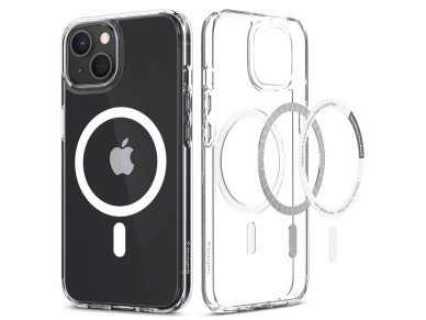 Funda Spigen Ultra Hybrid Mag Case con MagSafe para iPhone 13 - Blanca Funda Spigen Ultra Hybrid Mag Case con MagSafe para iPhone 13 - Blanca