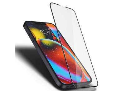 Spigen Glass FC Tempered Glass for iPhone 13 / 13 Pro / 14 / 16e / 17e - Black Spigen Glass FC Tempered Glass for iPhone 13 / 13 Pro / 14 / 16e / 17e - Black