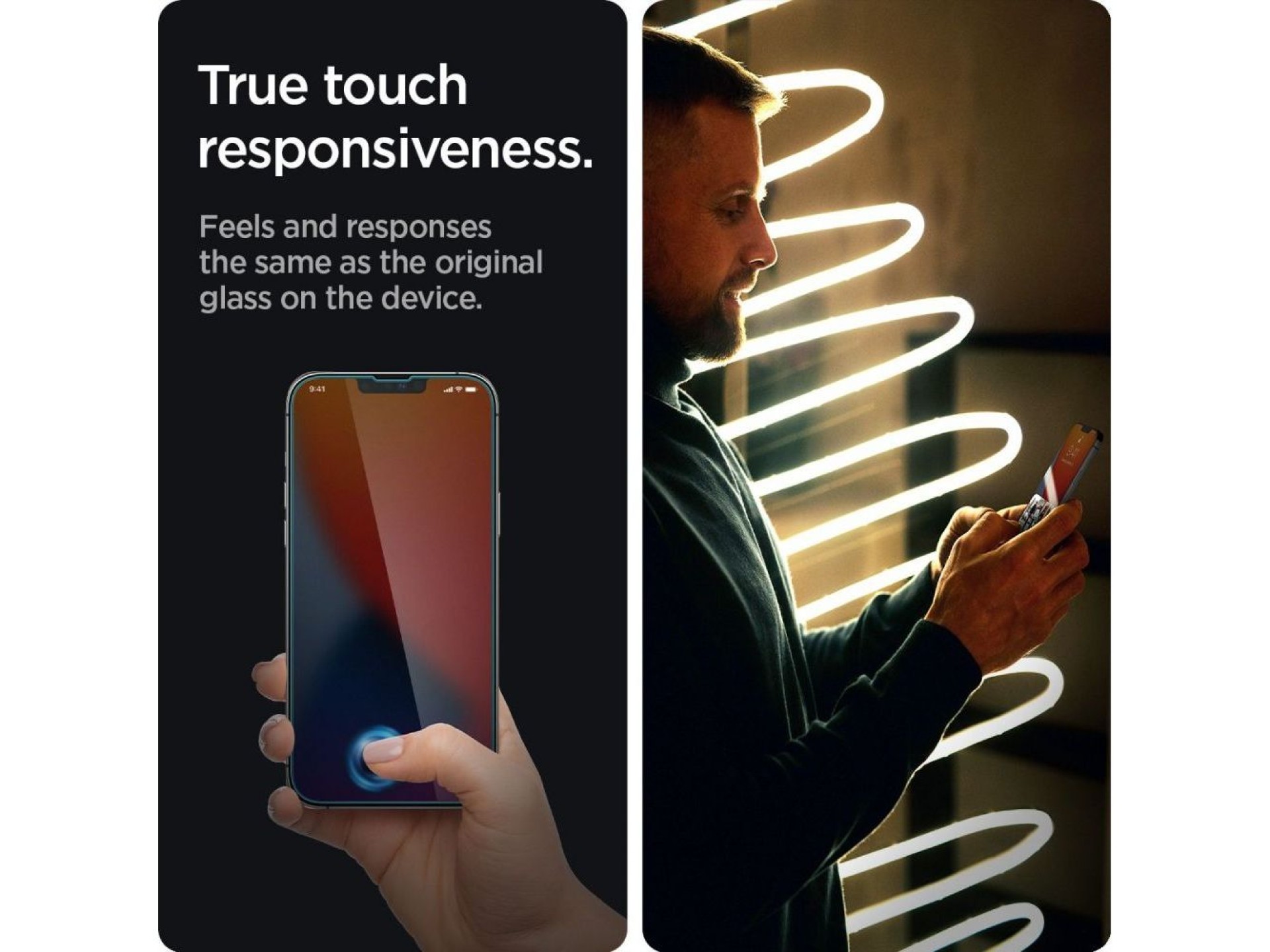 Spigen Glas.tR Slim Privacy Tempered Glass for iPhone 13 / 13 Pro / 14 / 16e / 17e
