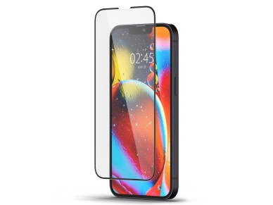 Spigen Glass FC Tempered Glass for iPhone 13 / 13 Pro / 14 / 16e / 17e - Black Spigen Glass FC Tempered Glass for iPhone 13 / 13 Pro / 14 / 16e / 17e - Black