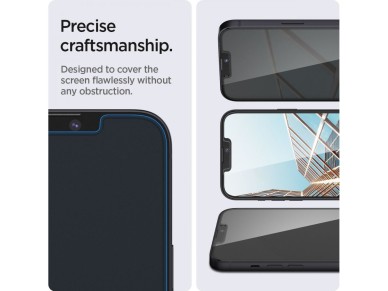Spigen Glas.tR Slim Privacy Tempered Glass for iPhone 13 / 13 Pro / 14 / 16e / 17e Spigen Glas.tR Slim Privacy Tempered Glass for iPhone 13 / 13 Pro / 14 / 16e / 17e