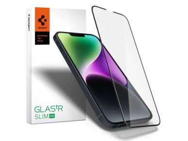 Spigen Glass FC Tempered Glass for iPhone 13 / 13 Pro / 14 / 16e / 17e - Black Spigen Glass FC Tempered Glass for iPhone 13 / 13 Pro / 14 / 16e / 17e - Black