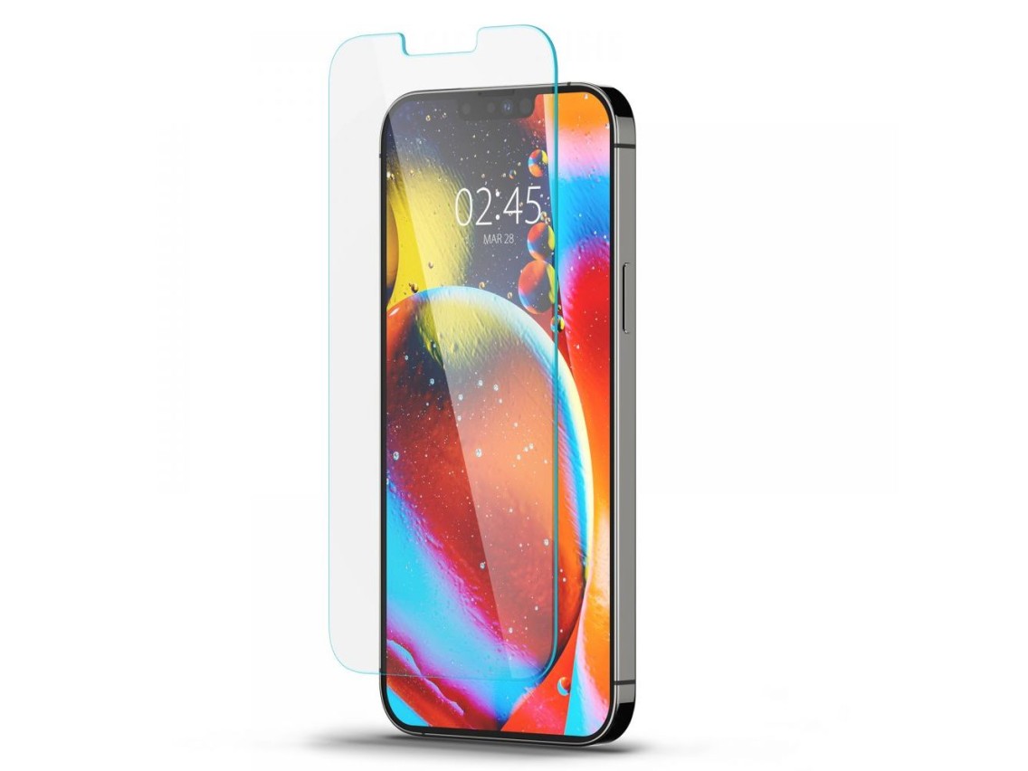Spigen Glas.tR Slim Pel�cula de Vidro Temperado para iPhone 13 / 13 Pro / 14 / 16e / 17e