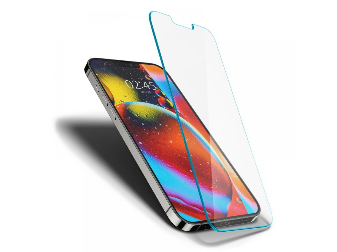 Spigen Glas.tR Slim Pel�cula de Vidro Temperado para iPhone 13 / 13 Pro / 14 / 16e / 17e