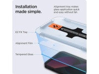 Spigen Glas.tR EZ Fit Película de Vidro Temperado para iPhone 13 / 13 Pro / 14 / 16e / 17e - 2 unida Spigen Glas.tR EZ Fit Película de Vidro Temperado para iPhone 13 / 13 Pro / 14 / 16e / 17e - 2 unida