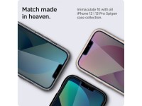 Protector de pantalla de vidrio templado Spigen Glas.tR EZ Fit Privacy para iPhone 13 Pro Max - 2 un Protector de pantalla de vidrio templado Spigen Glas.tR EZ Fit Privacy para iPhone 13 Pro Max - 2 un