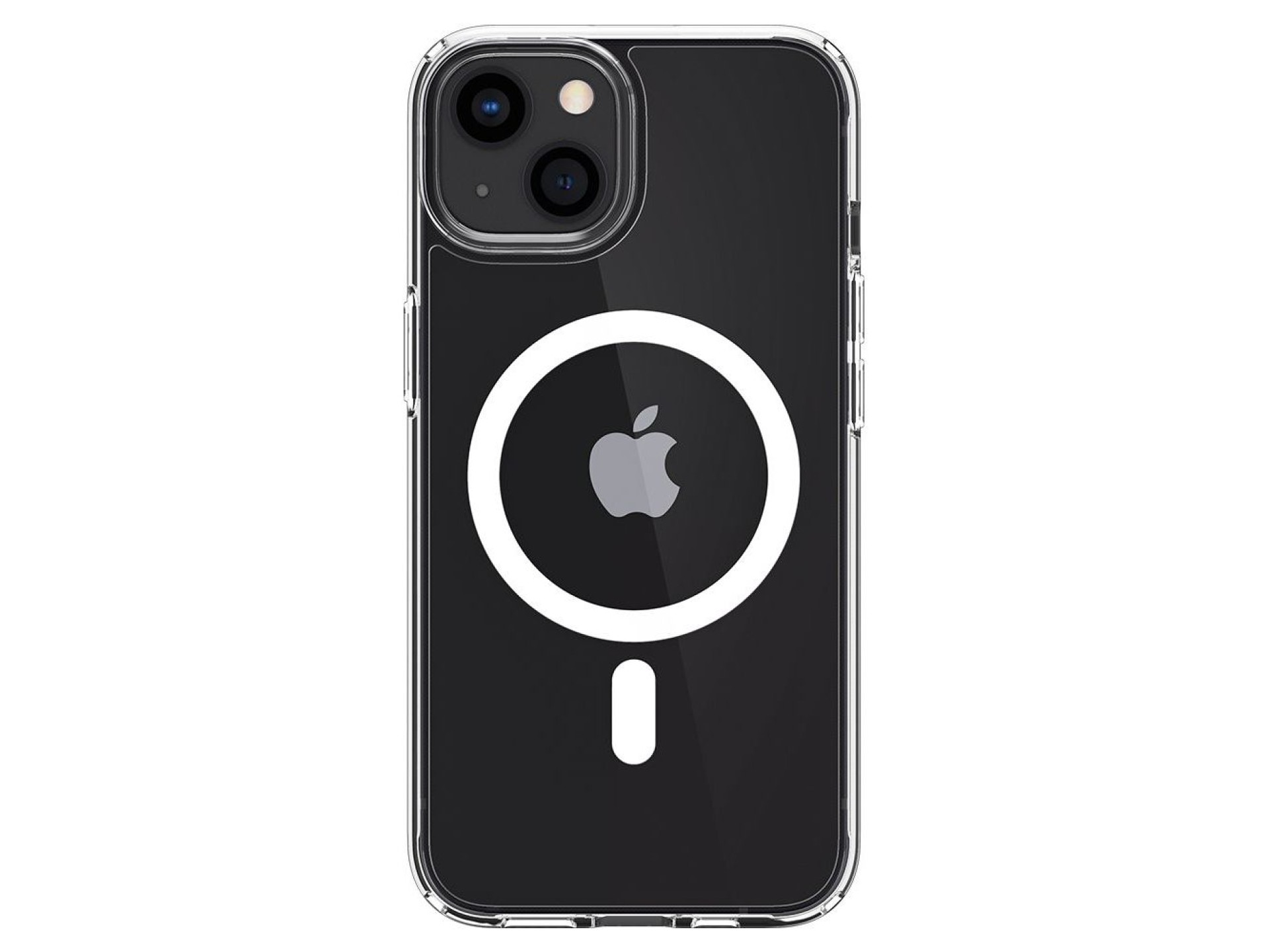 Funda Spigen Ultra Hybrid Mag Case con MagSafe para iPhone 13 mini - Blanca