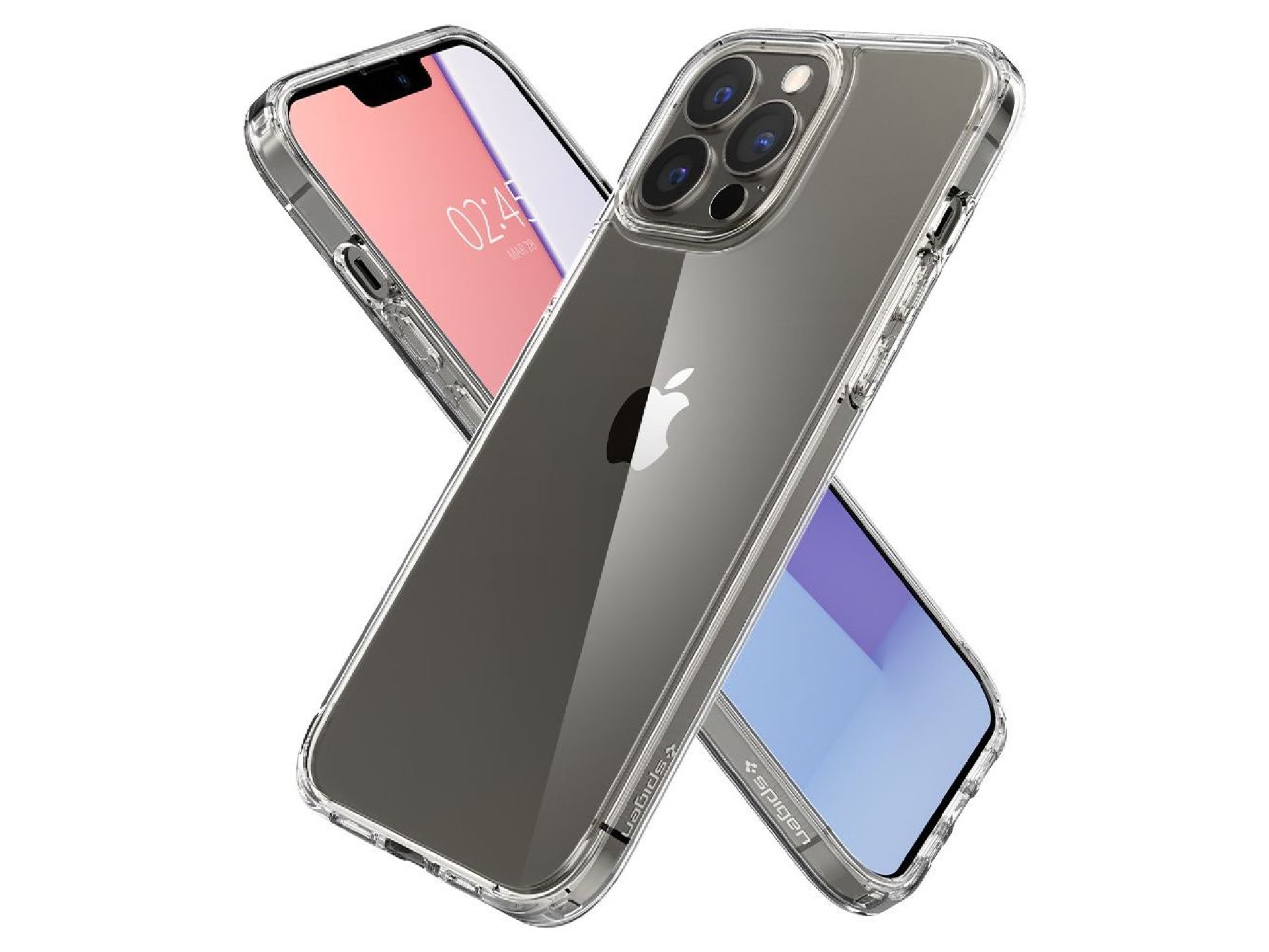 Funda Spigen Ultra Hybrid para iPhone 13 Pro Max - Transparente