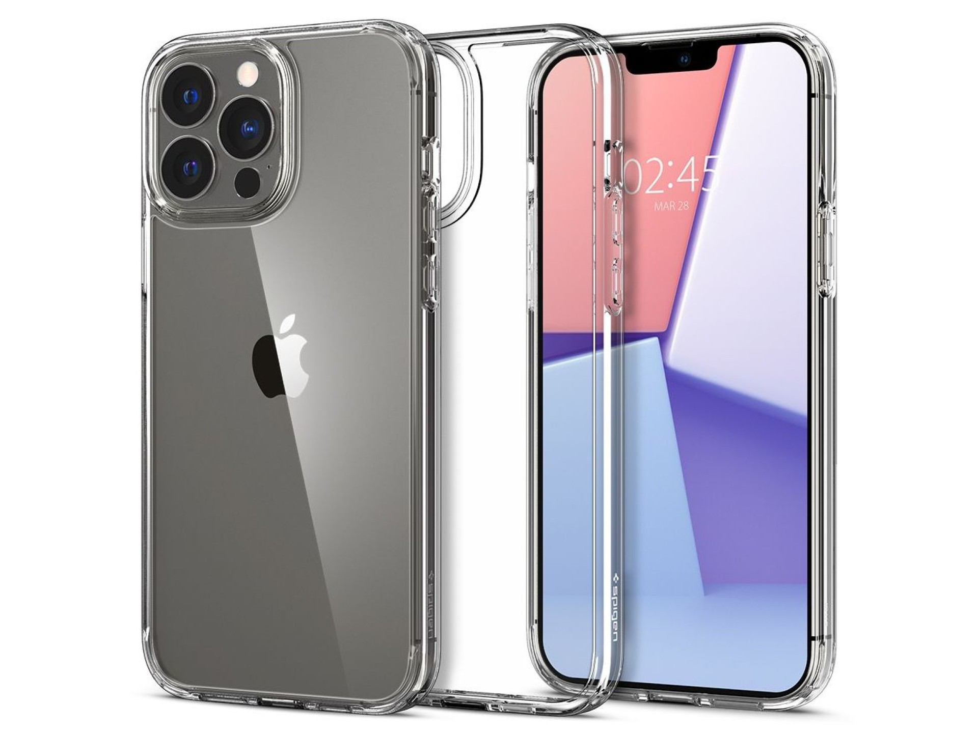 Funda Spigen Ultra Hybrid para iPhone 13 Pro Max - Transparente