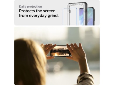 Spigen ALM Glas.tR tempered glass for Samsung Galaxy S21 FE - 2 pcs. Spigen ALM Glas.tR tempered glass for Samsung Galaxy S21 FE - 2 pcs.