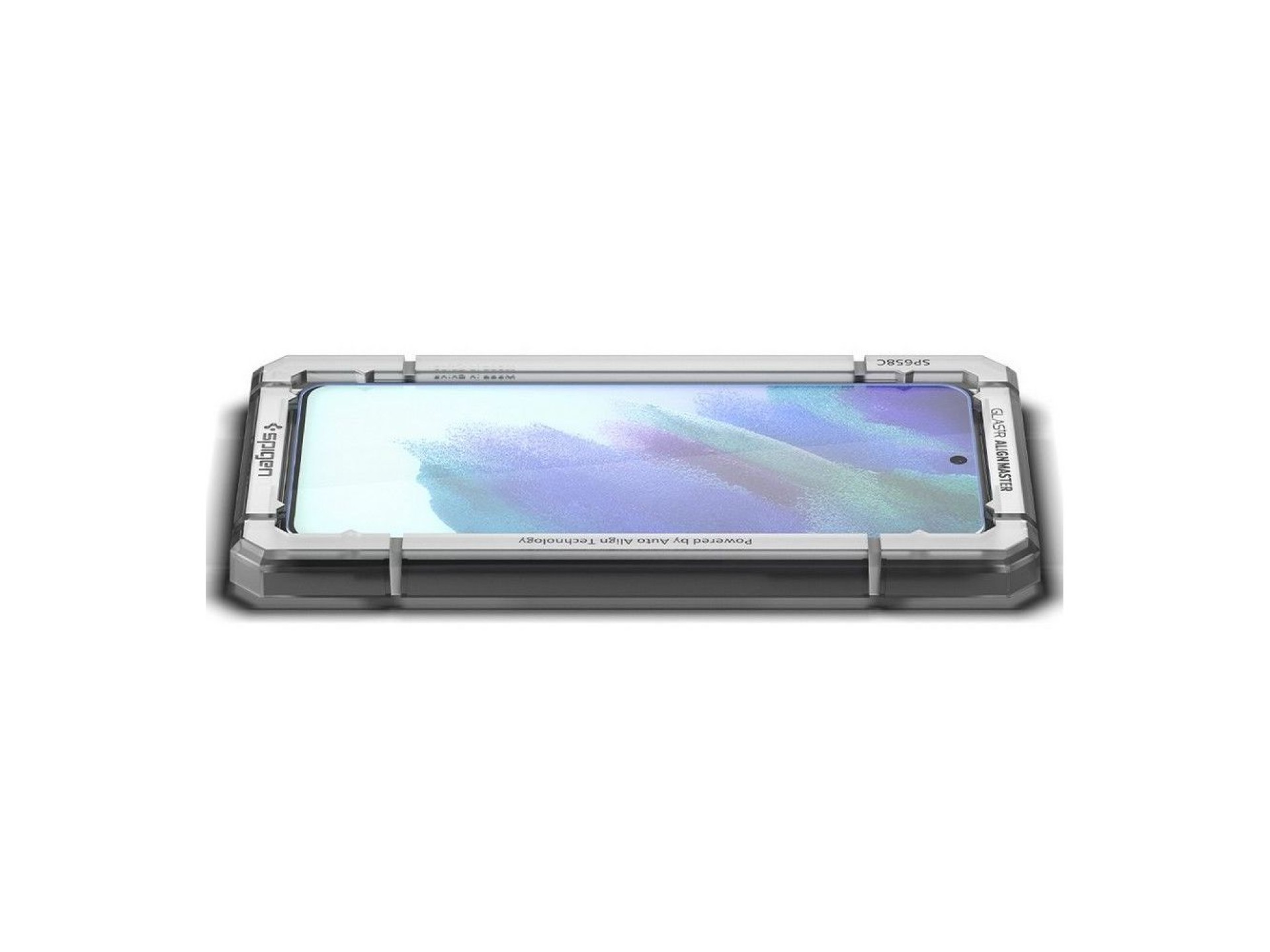 Película de vidro temperado Spigen ALM Glas.tR para Samsung Galaxy S21 FE - 2 unidades.
