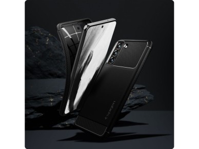 Spigen Rugged Armor Case for Samsung Galaxy S21 FE - Matte Black Spigen Rugged Armor Case for Samsung Galaxy S21 FE - Matte Black