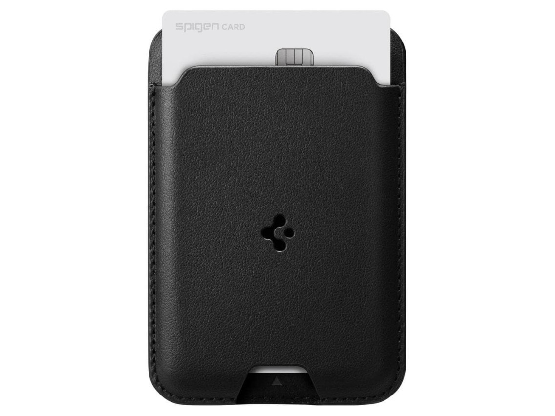 Carteira magnética Spigen Valentinus com MagSafe - Preta