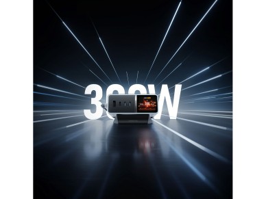 Estaci�n de carga Cuktech TA3005U de 300 W, 5 en 1, con pantalla digital - Plateada