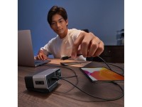 Cuktech TA3005U 300W 5-in-1 Charging Station with Digital Display - Silver