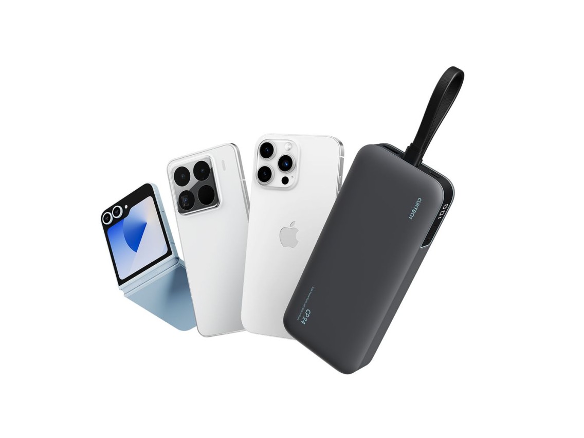 Cuktech LPB200N 40W 20000mAh Powerbank with Integrated Cable - Gray
