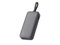 Bateria externa Cuktech LPB200N 40W 20000mAh com cabo integrado - Cinza