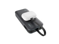 Cuktech LPB200N 40W 20000mAh Powerbank with Integrated Cable - Gray