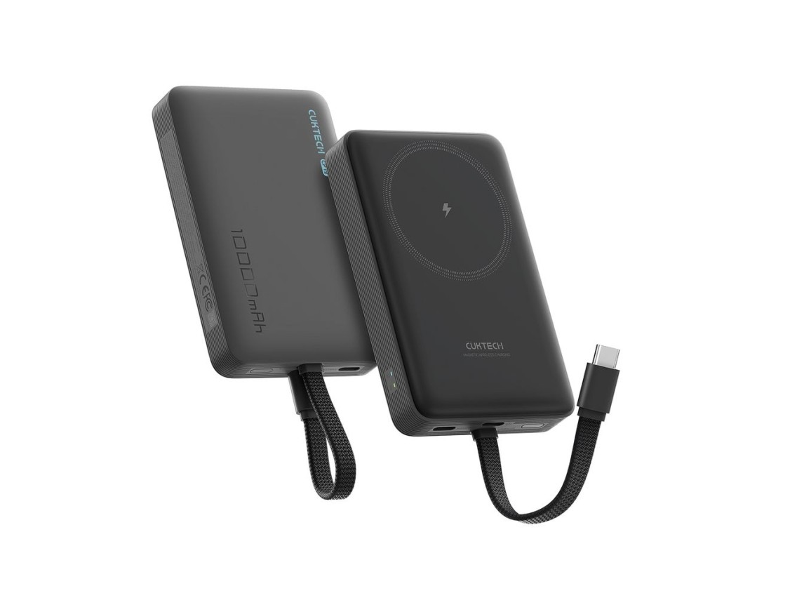 Cuktech CP132ML 10000mAh MagSafe Compatible Power Bank - Black