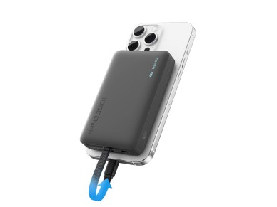 Bateria externa Cuktech CP132ML de 10000mAh compat�vel com MagSafe - Preta