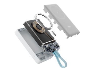 Bater�a externa magn�tica Cuktech CP132ML de 10000 mAh - Blanca