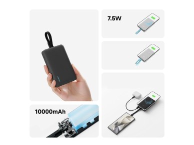 Bater�a externa magn�tica Cuktech CP132ML de 10000 mAh - Blanca