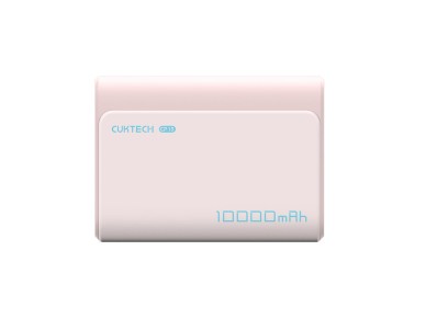 Bater�a externa Cuktech CP13 de 30 W y 10000 mAh con USB-C + USB-A - rosa