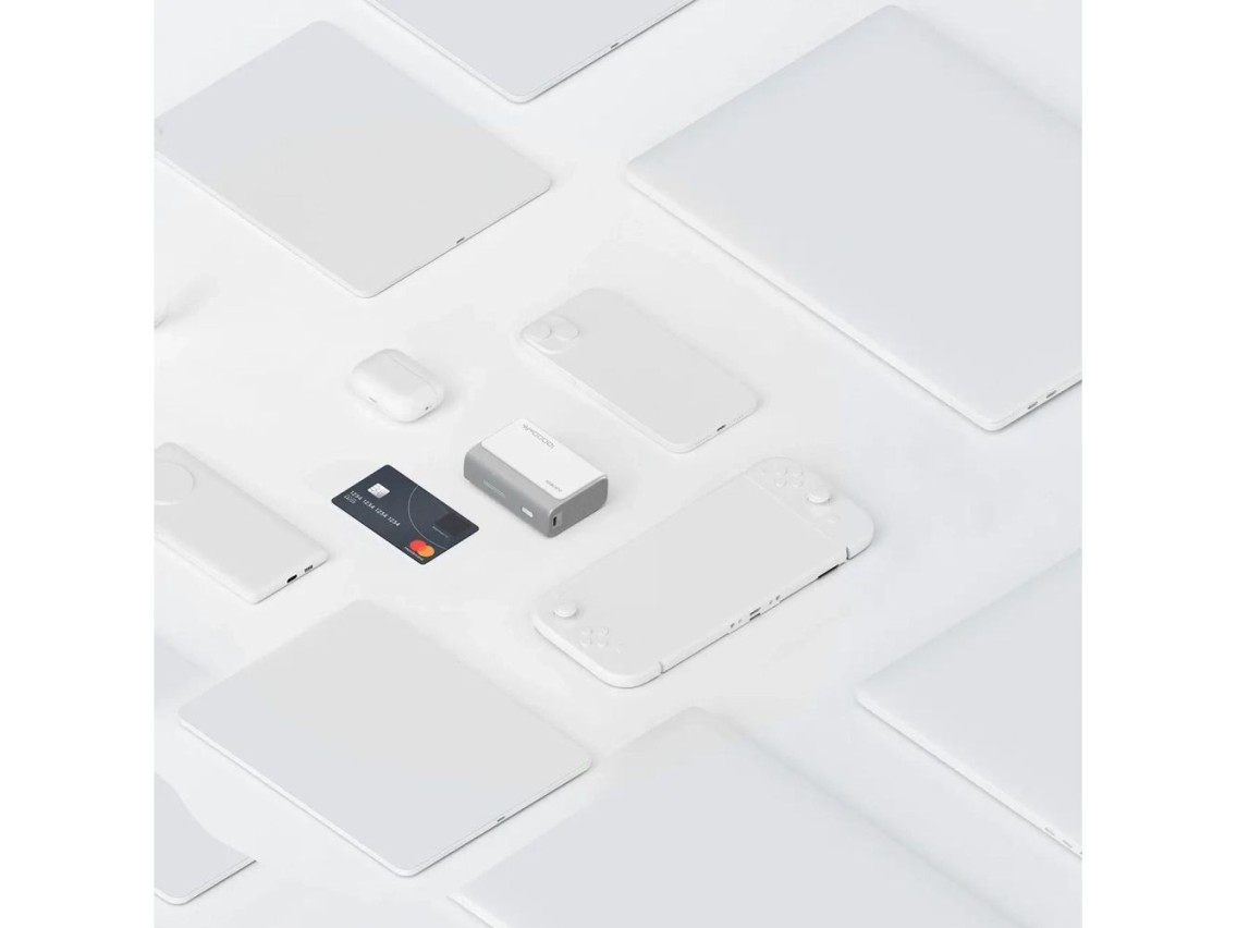 CUKTECH 30W 10000mAh Power Bank 1C1A - CP13 - Cor Cinza
