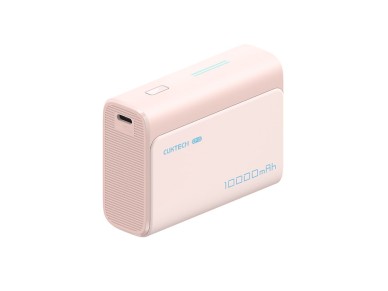 Bater�a externa Cuktech CP13 de 30 W y 10000 mAh con USB-C + USB-A - rosa