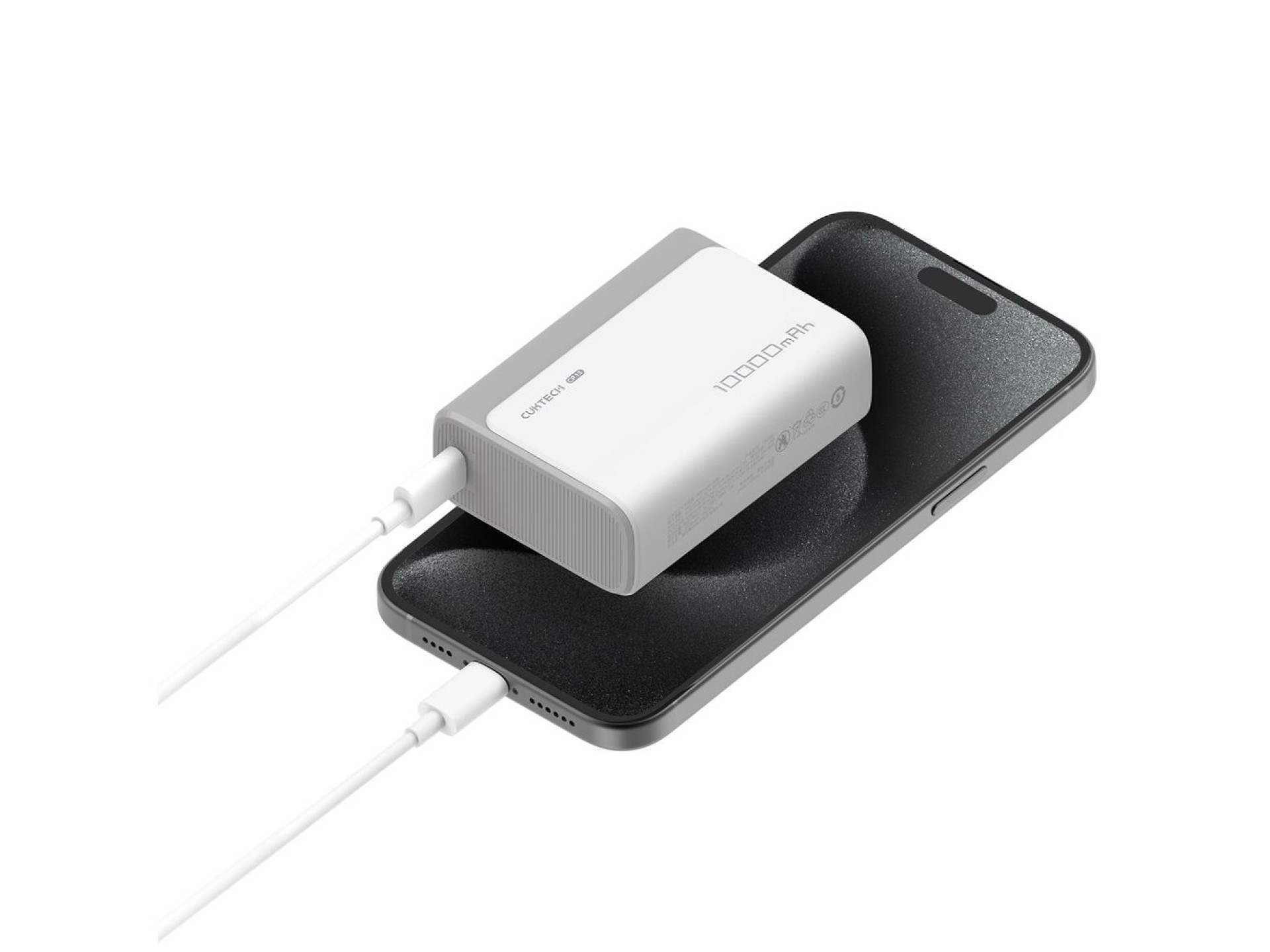CUKTECH 30W 10000mAh Power Bank 1C1A - CP13 - Cor Cinza